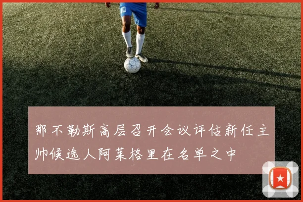 那不勒斯高层召开会议评估新任主帅候选人阿莱格里在名单之中