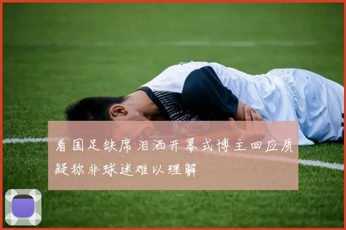 看国足缺席泪洒开幕式博主回应质疑称非球迷难以理解