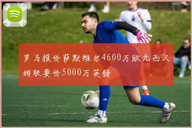 罗马报价萨默维尔4600万欧元西汉姆联要价5000万英镑